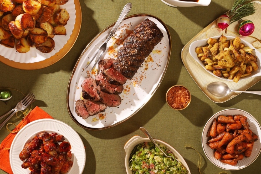 A roast dinner